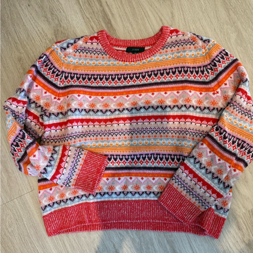 J.Crew fair isle sweater